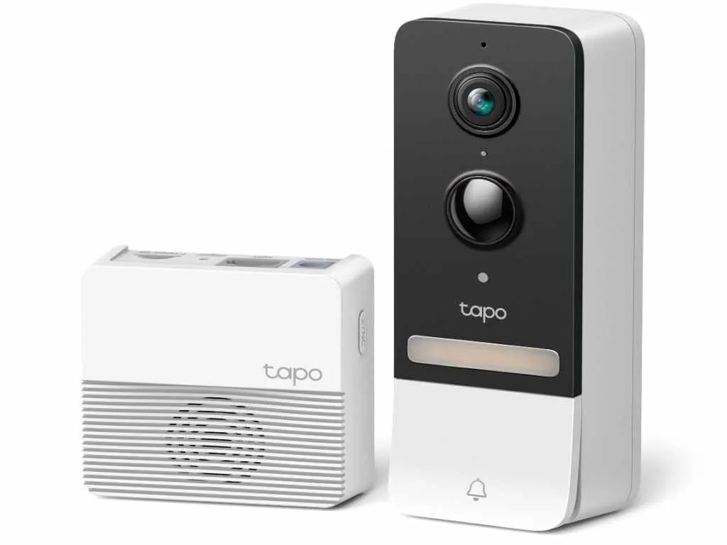 TP-Link Zvono za ulazna vrata TP-LINK Tapo D230S1/video 2K 5MP/Color night/smart AI detection/IP64/bela Slika 1